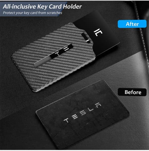 T-Carbon Key Card Holder for Tesla Model 3 & Y - Image 2