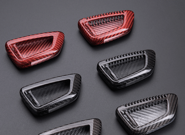 T-Carbon Cutline High Gloss Carbon Fiber Key Fob Cover for BMW - Fit for 2, 5, 6, 7 Series, X1-X7 (2014-2022) - Image 4