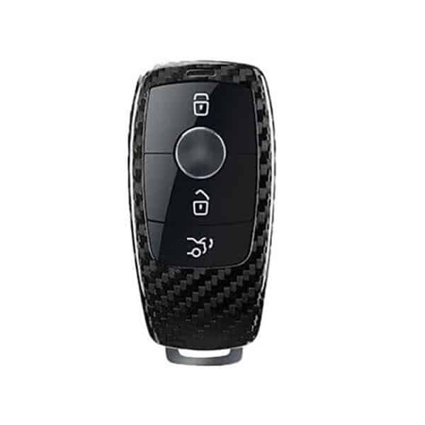 T-Carbon Key Fob Carbon Fiber Cover for Mercedes-Benz - Fits A-Class, C-Class, G-Class, E-Class, S-Class (2019-2021)